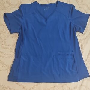 Iflex Scrub Top. Cherokee. Royal Blue.  XL